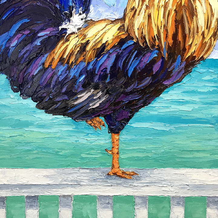 Room With A View – LE Embellished Canvas Giclee