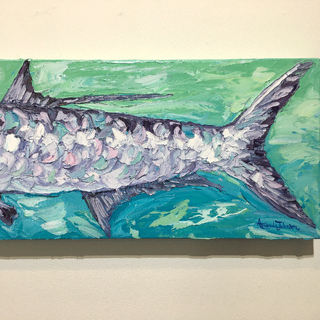 Tarpon In Turquoise – LE Giclee On Canvas