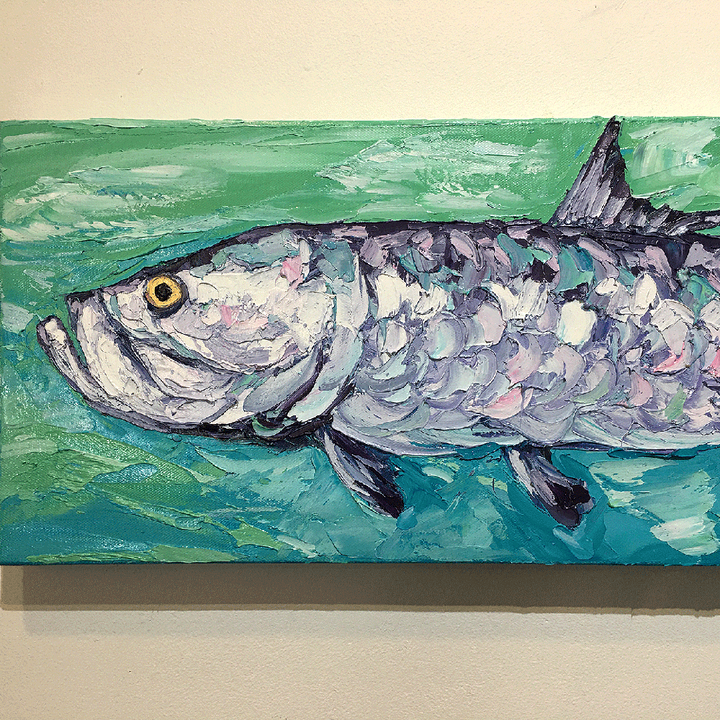 Tarpon In Turquoise – LE Giclee On Canvas