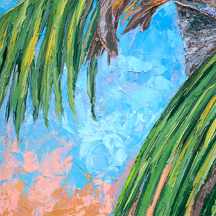 Coconut Punch – LE Embellished Giclee On Canvas