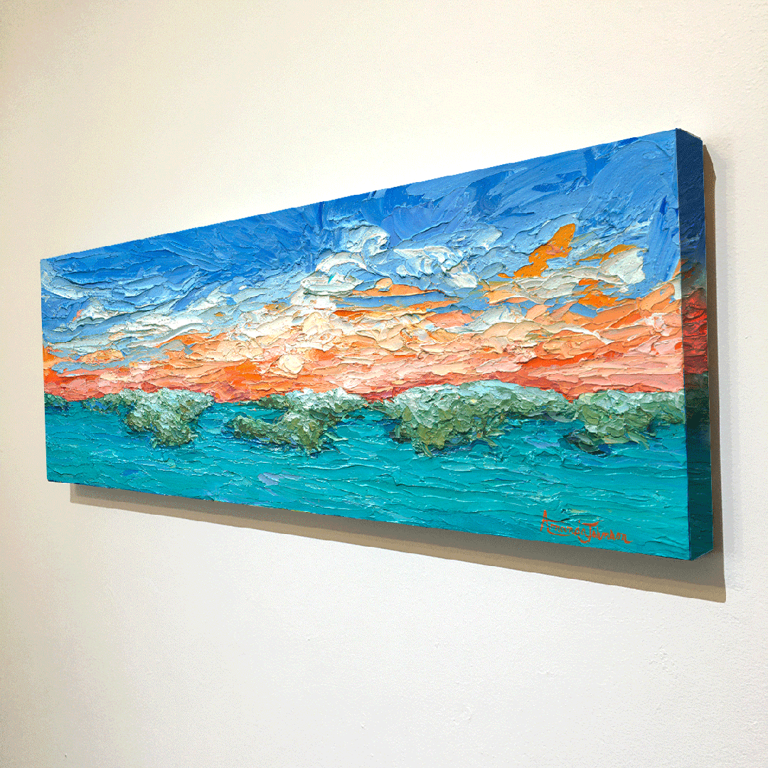 Keys Mangrove Sunset – LE Embellished Giclee On Canvas