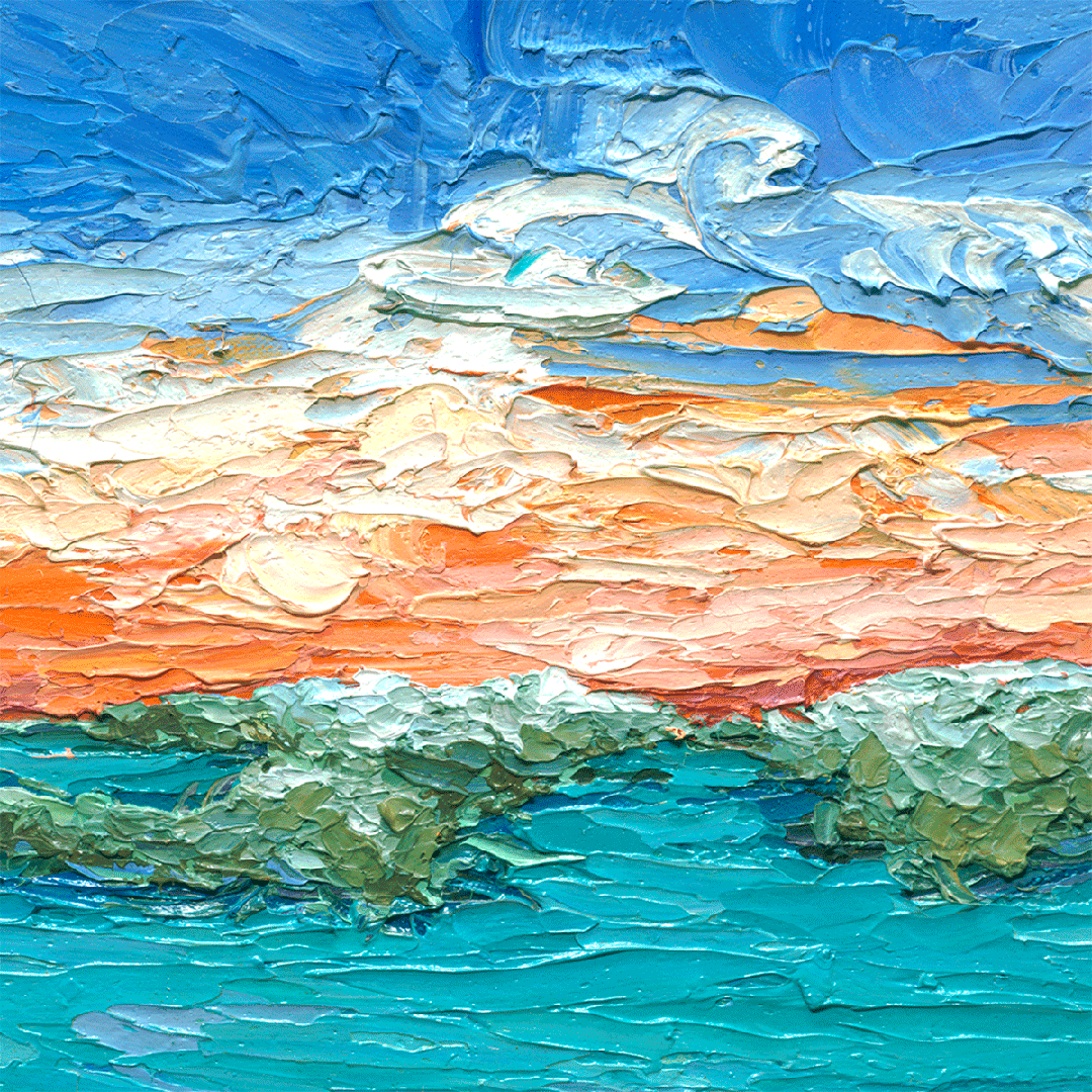 Keys Mangrove Sunset – LE Embellished Giclee On Canvas