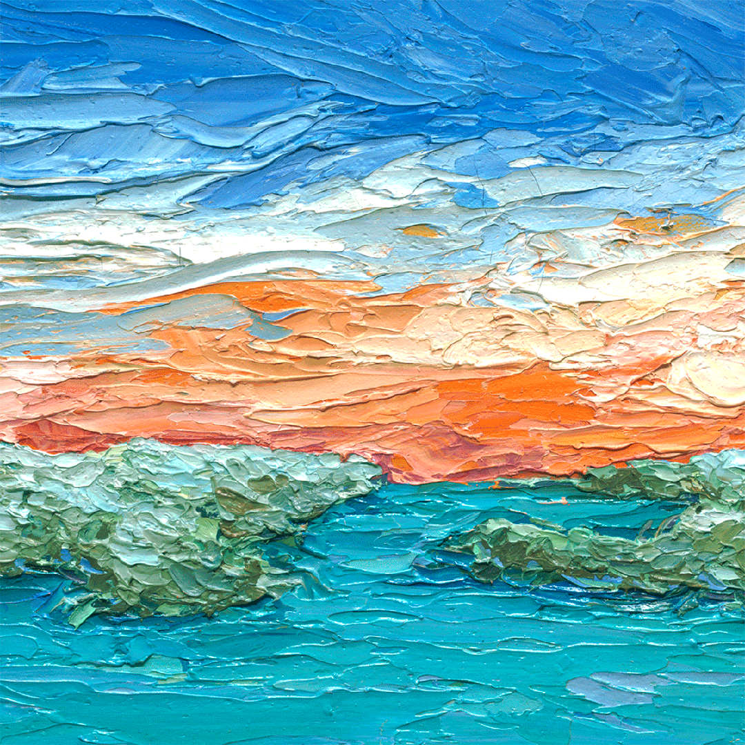 Keys Mangrove Sunset – LE Embellished Giclee On Canvas