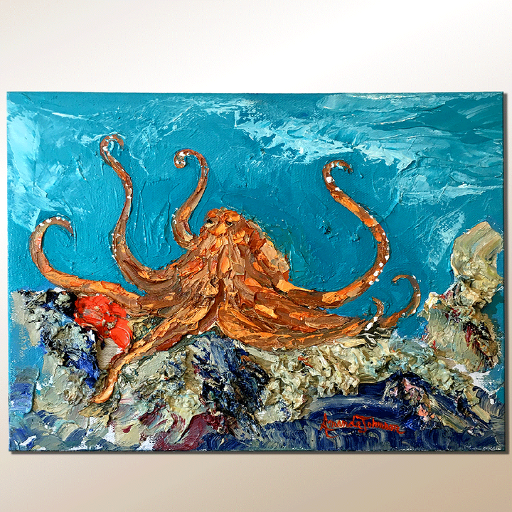 Octopus 1 – Original Oil Painting