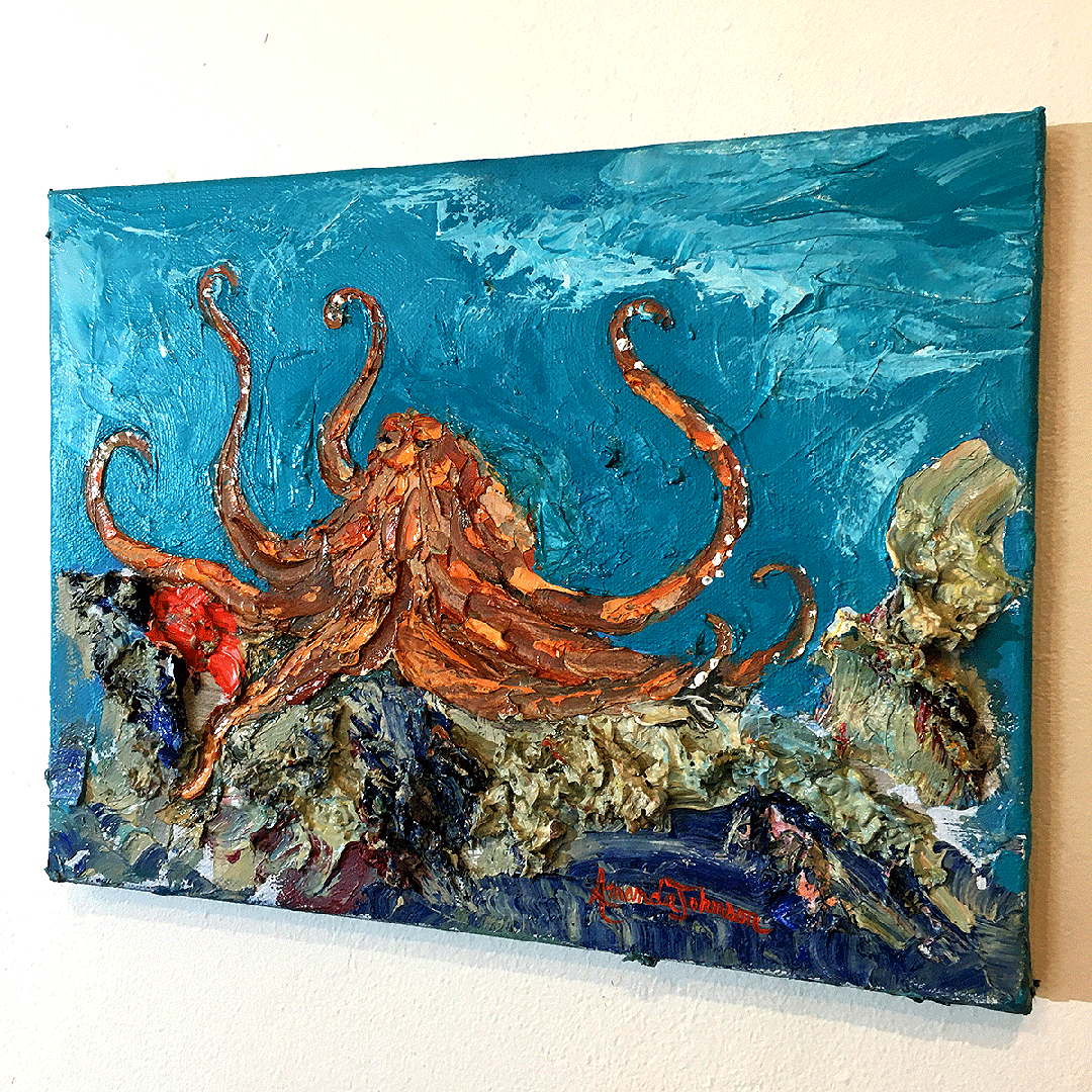 Octopus 1 – Original Oil Painting