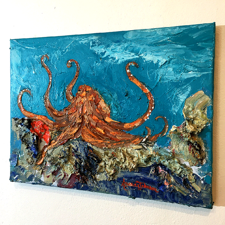 Octopus 1 – Original Oil Painting