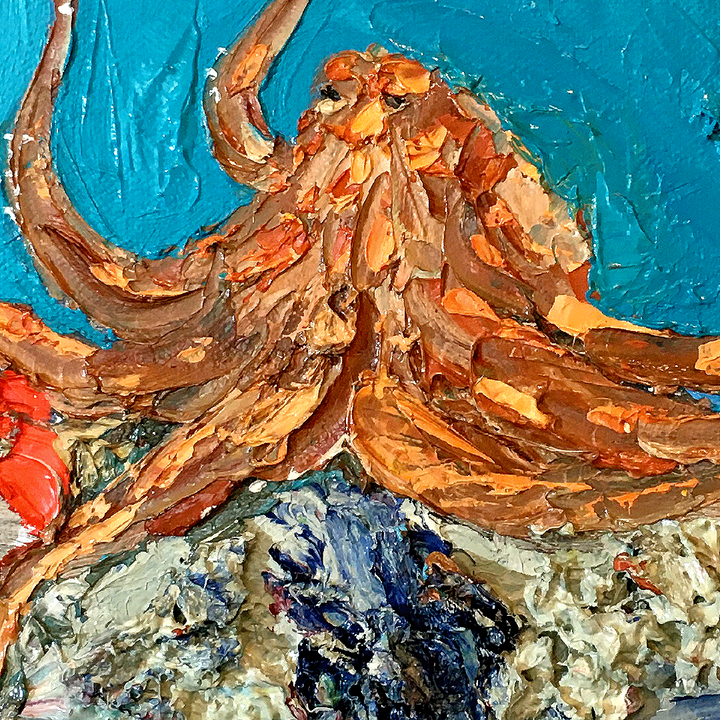 Octopus 1 – Original Oil Painting