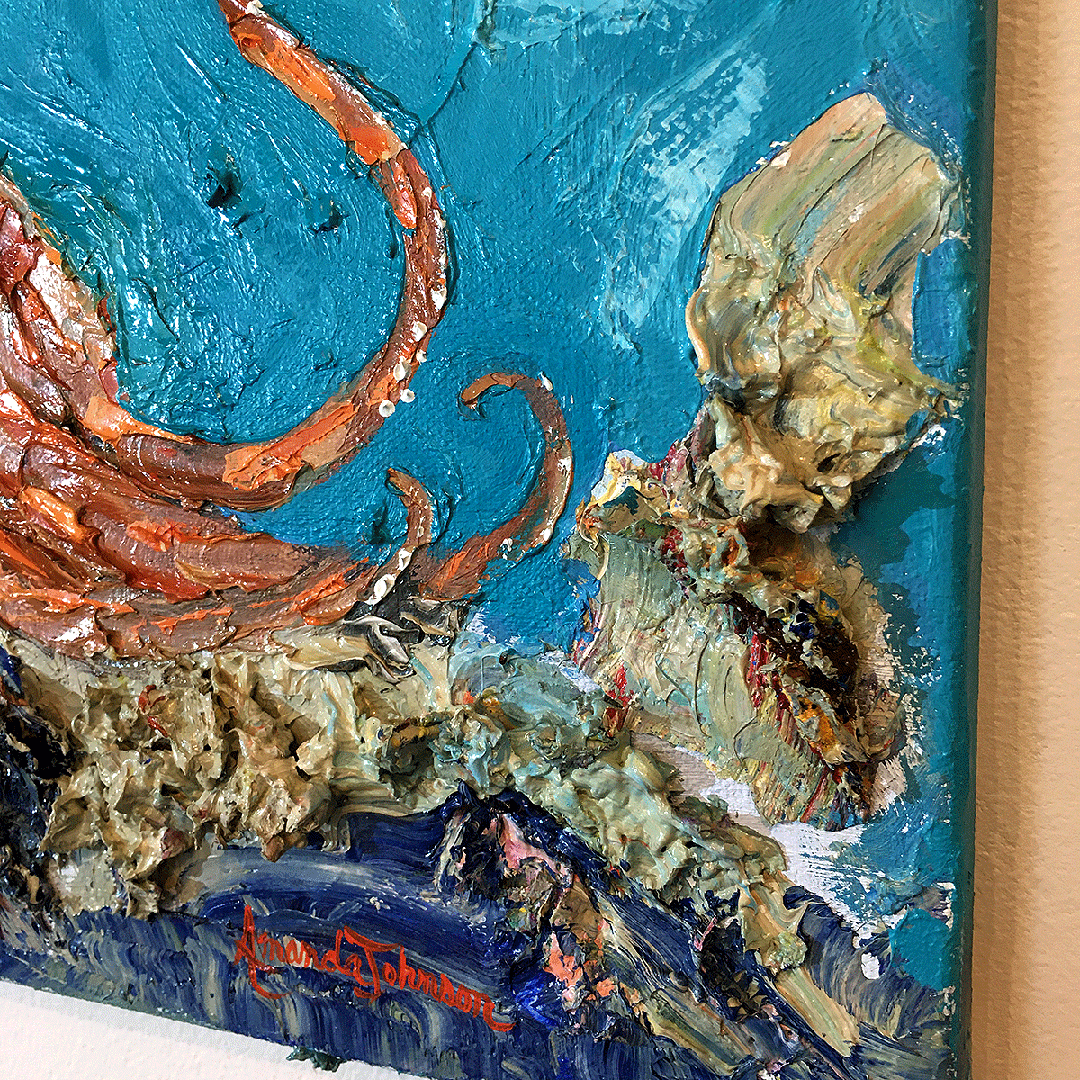 Octopus 1 – Original Oil Painting