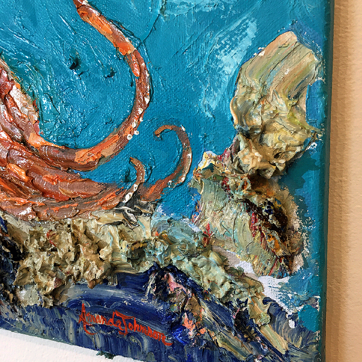 Octopus 1 – Original Oil Painting