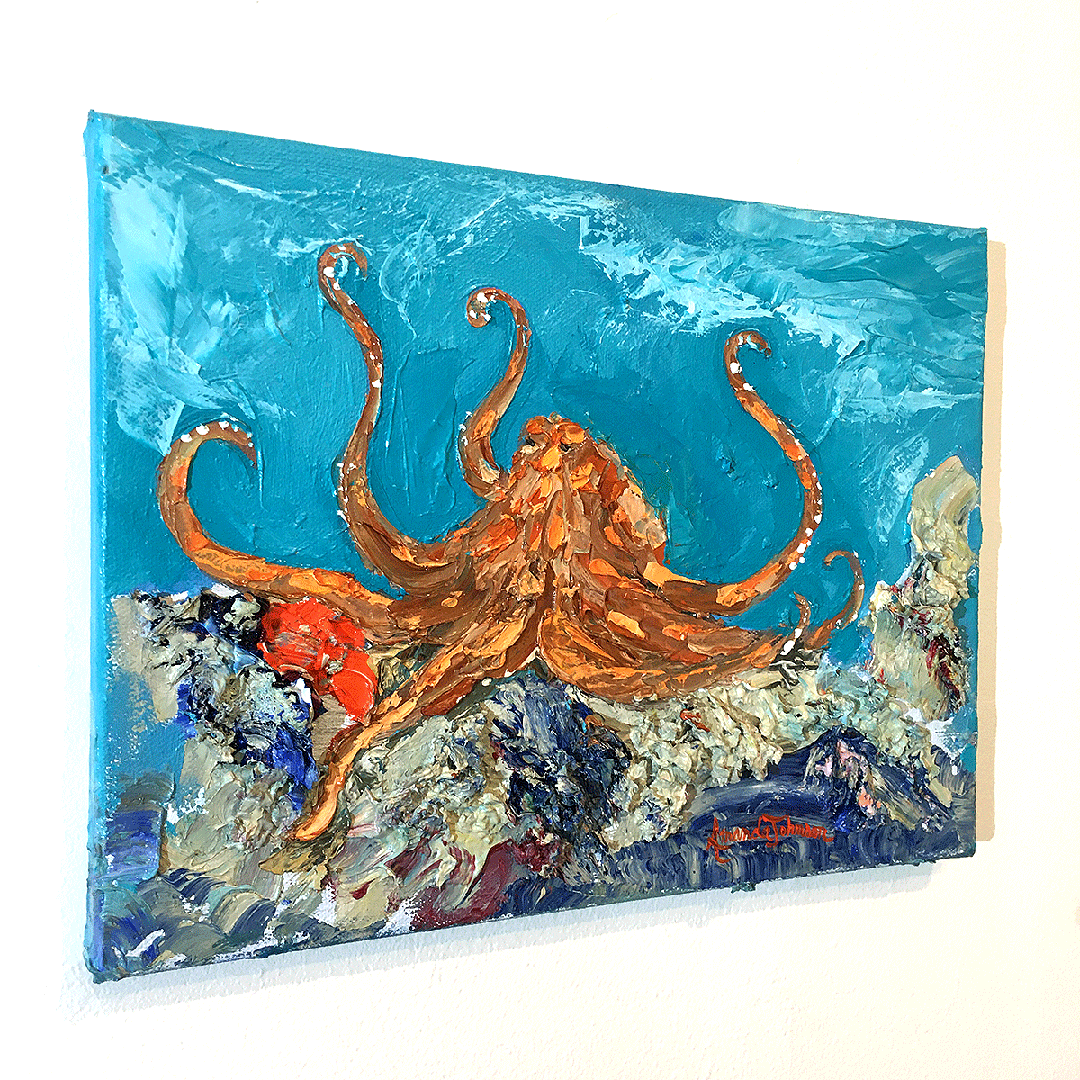 Octopus 1 – Original Oil Painting