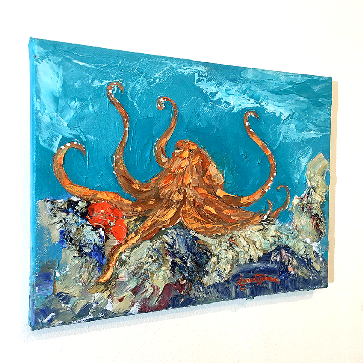 Octopus 1 – Original Oil Painting