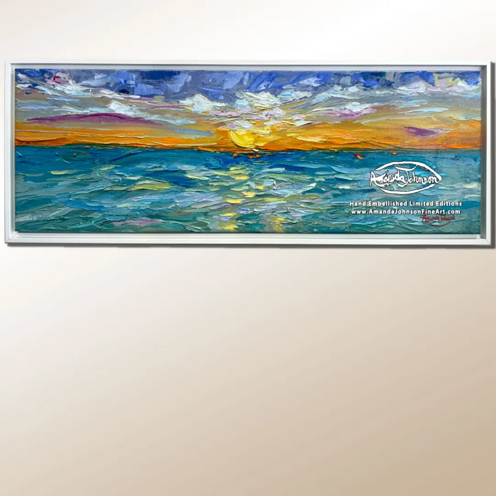 Sunset Escape – LE Embellished Giclee On Canvas