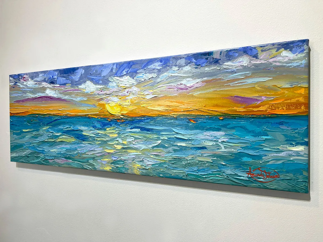 Sunset Escape – LE Embellished Giclee On Canvas