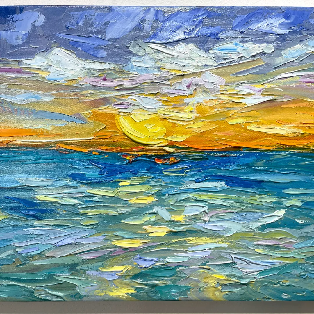 Sunset Escape – LE Embellished Giclee On Canvas