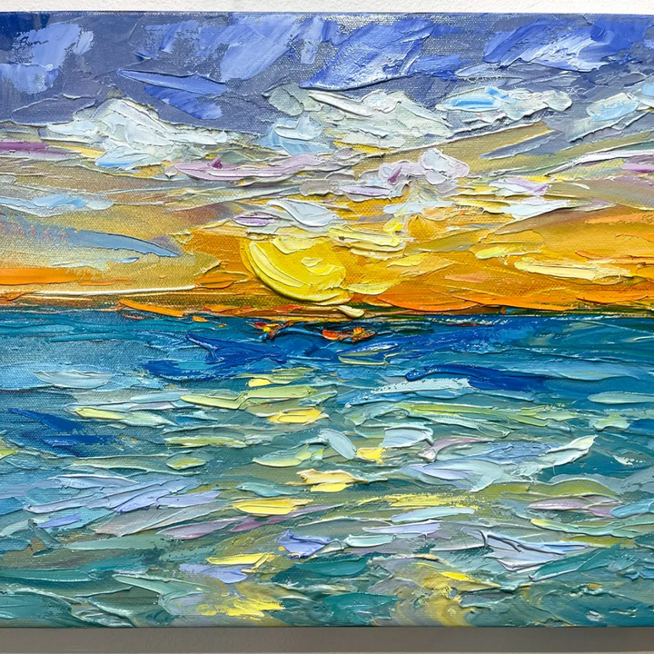 Sunset Escape – LE Embellished Giclee On Canvas