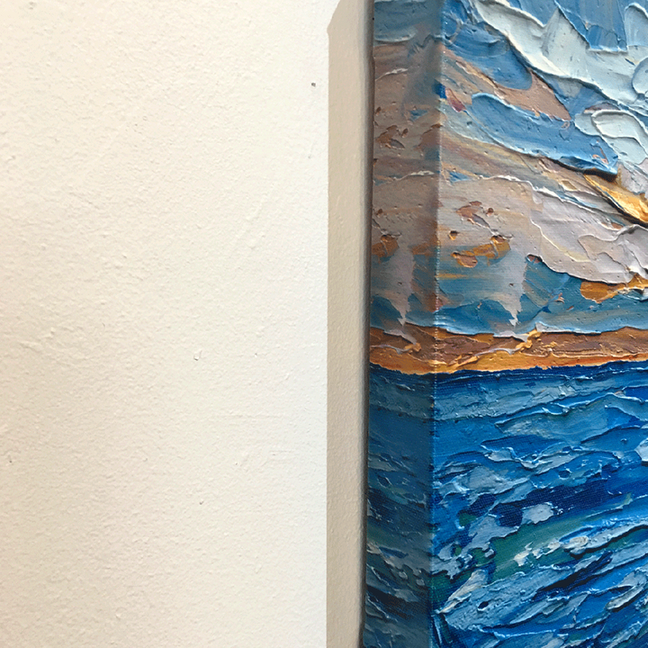 Sunset Over Sunset Key – LE Embellished Giclee On Canvas