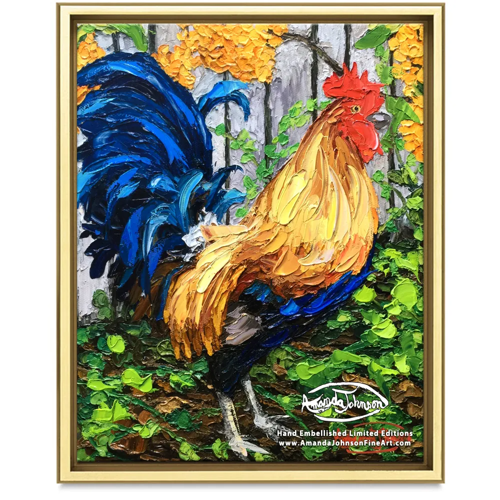 Mister Montague – LE Embellished Canvas Giclee