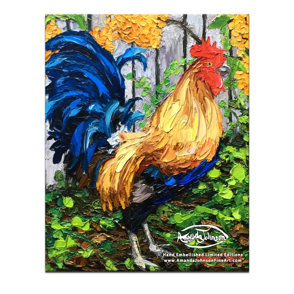 Mister Montague – LE Embellished Canvas Giclee