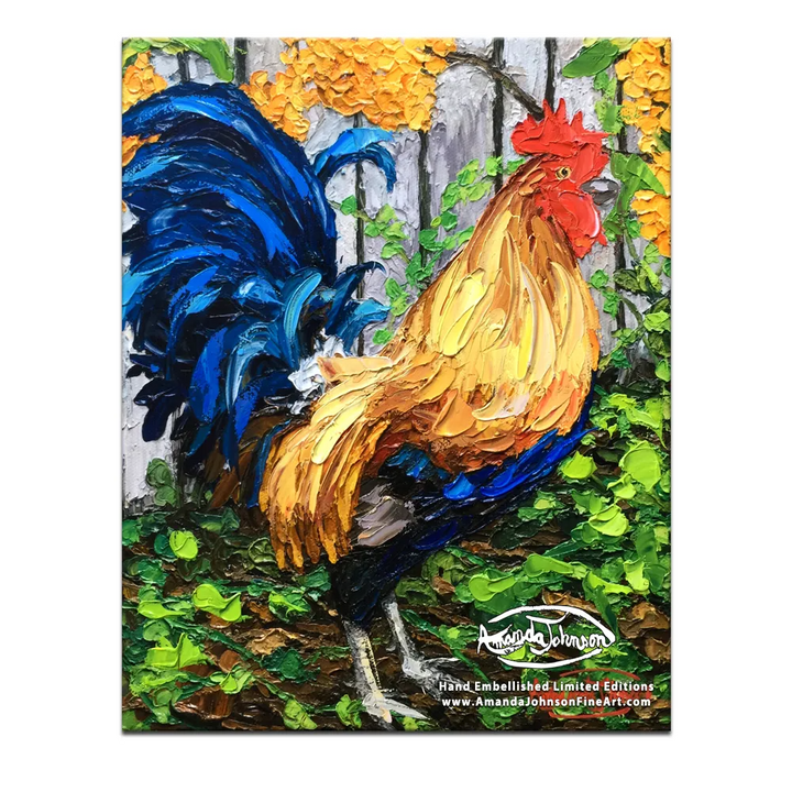 Mister Montague – LE Embellished Canvas Giclee