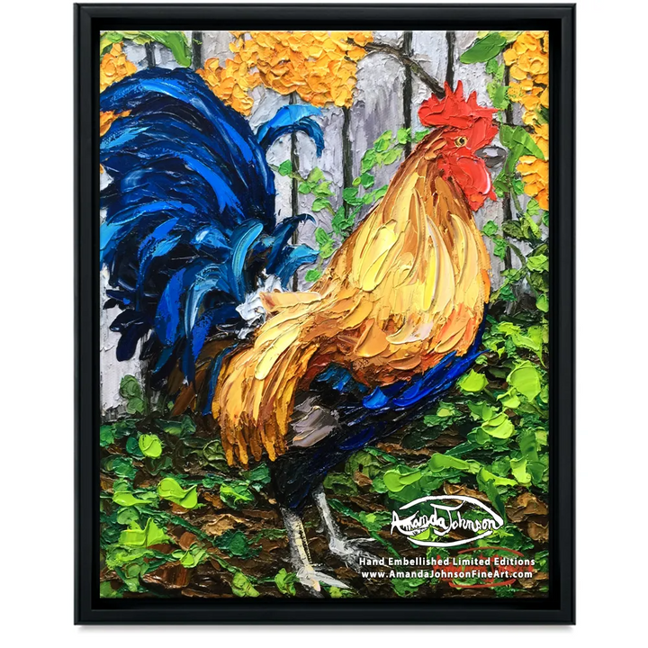 Mister Montague – LE Embellished Canvas Giclee