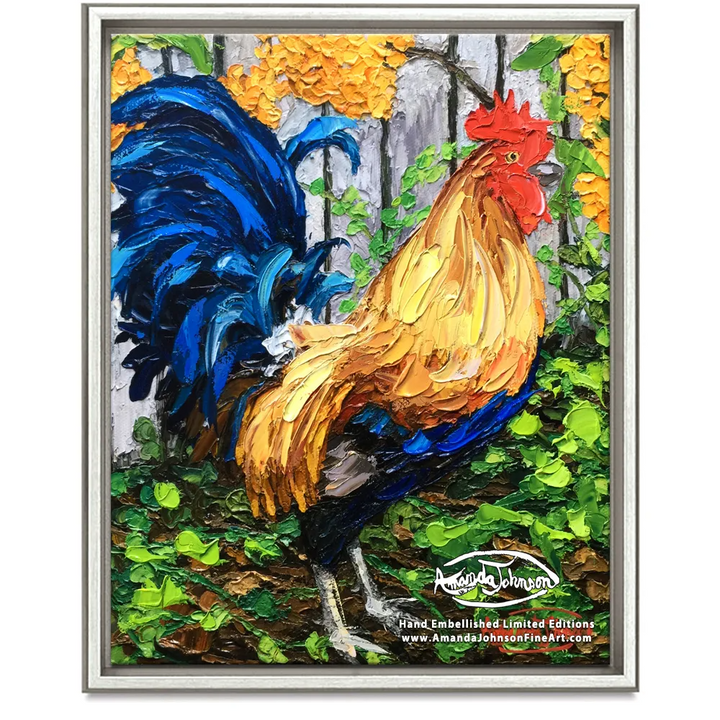 Mister Montague – LE Embellished Canvas Giclee