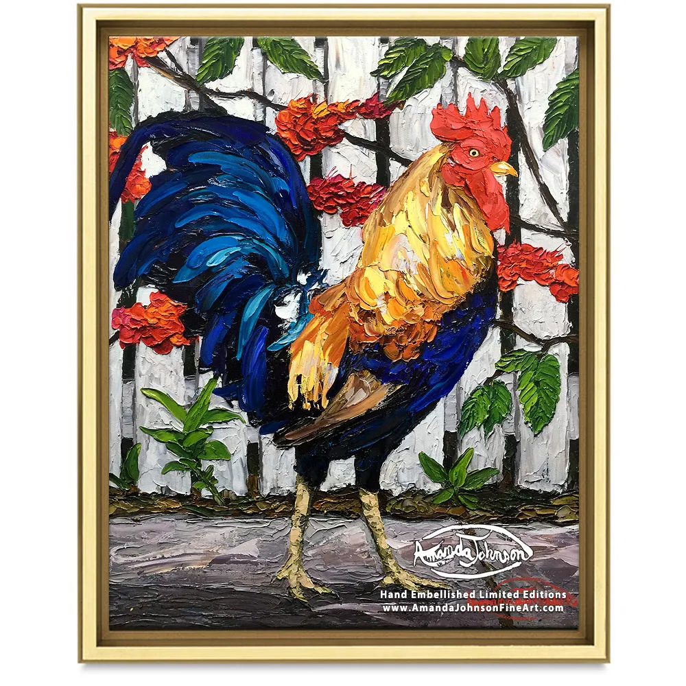 Romeo- LE Embellished Giclee On Canvas