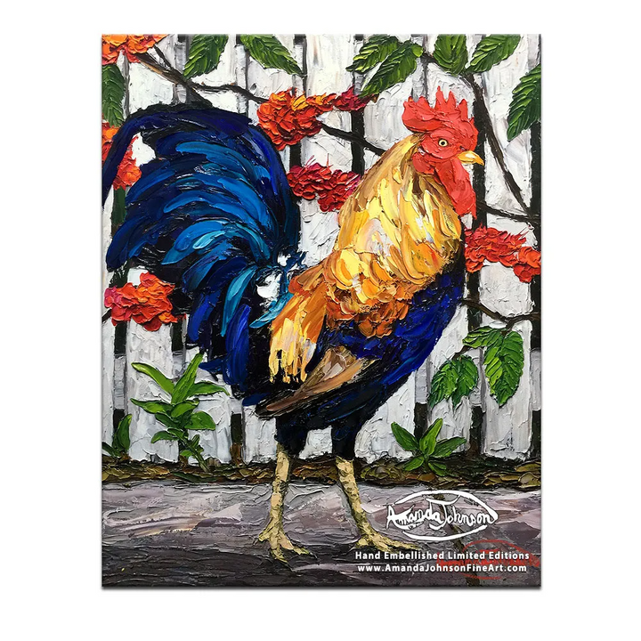 Romeo- LE Embellished Giclee On Canvas
