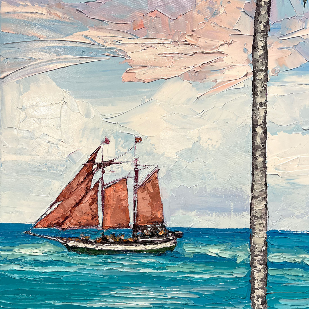 Jolly Rover In The Keys – LE Embellished Giclee On Canvas
