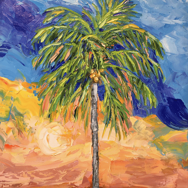 Serenity In Pastels – LE Embellished Giclee On Canvas