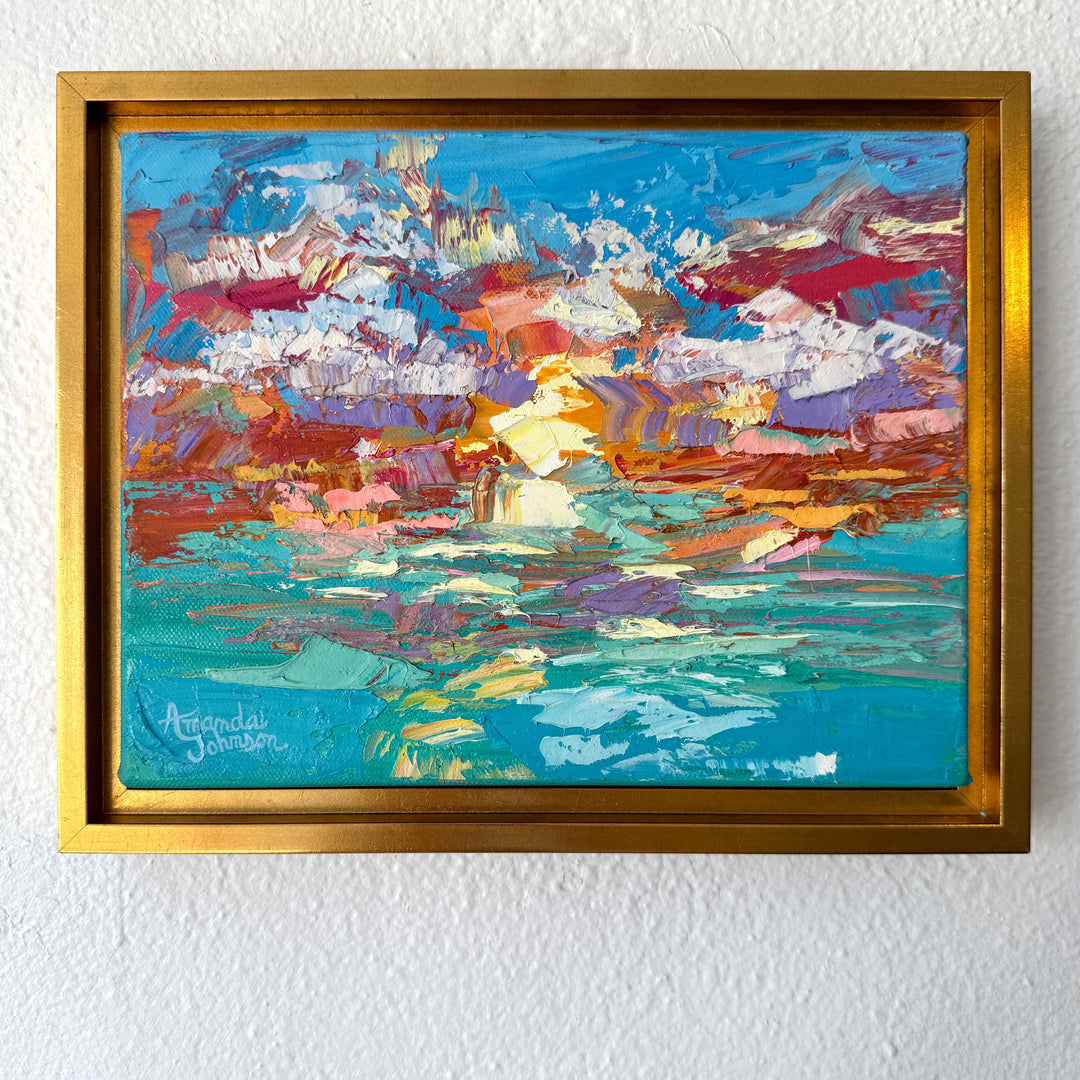 Keys Sunset #8 – Original Oil On Canvas