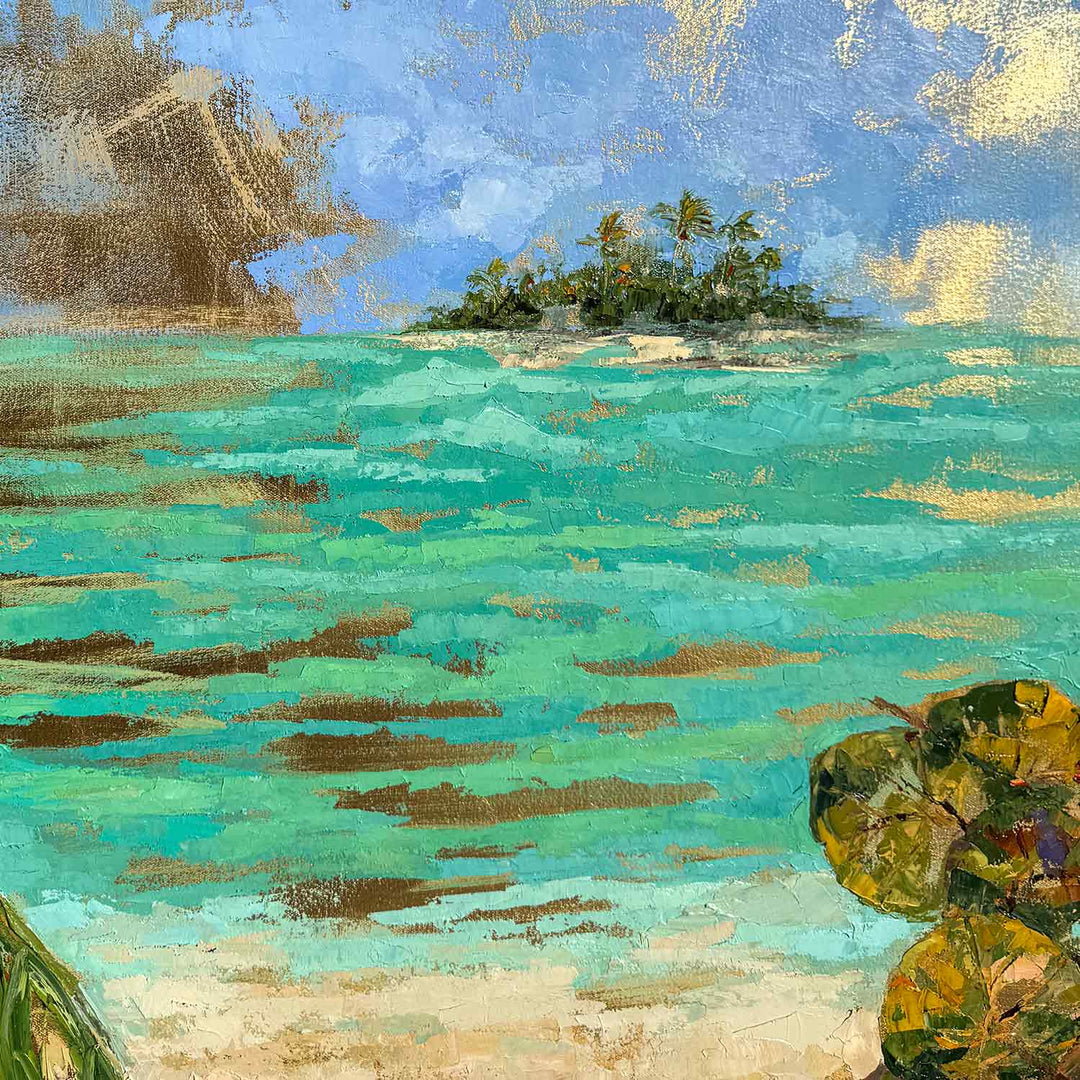 Now And Then – Original Oil And Gold Leaf On Canvas